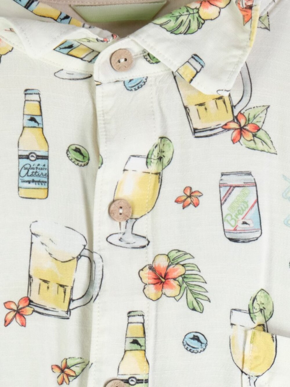 Tommy Bahama Shirt Mens 2Xl Xxl The Veracruz Cay Beer Drinks All Over Print - Picture 2 of 9
